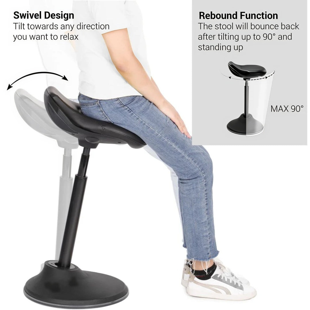 Standing Desk Chair With Adjustable Height – product view 4 | Ridgefield Furniture