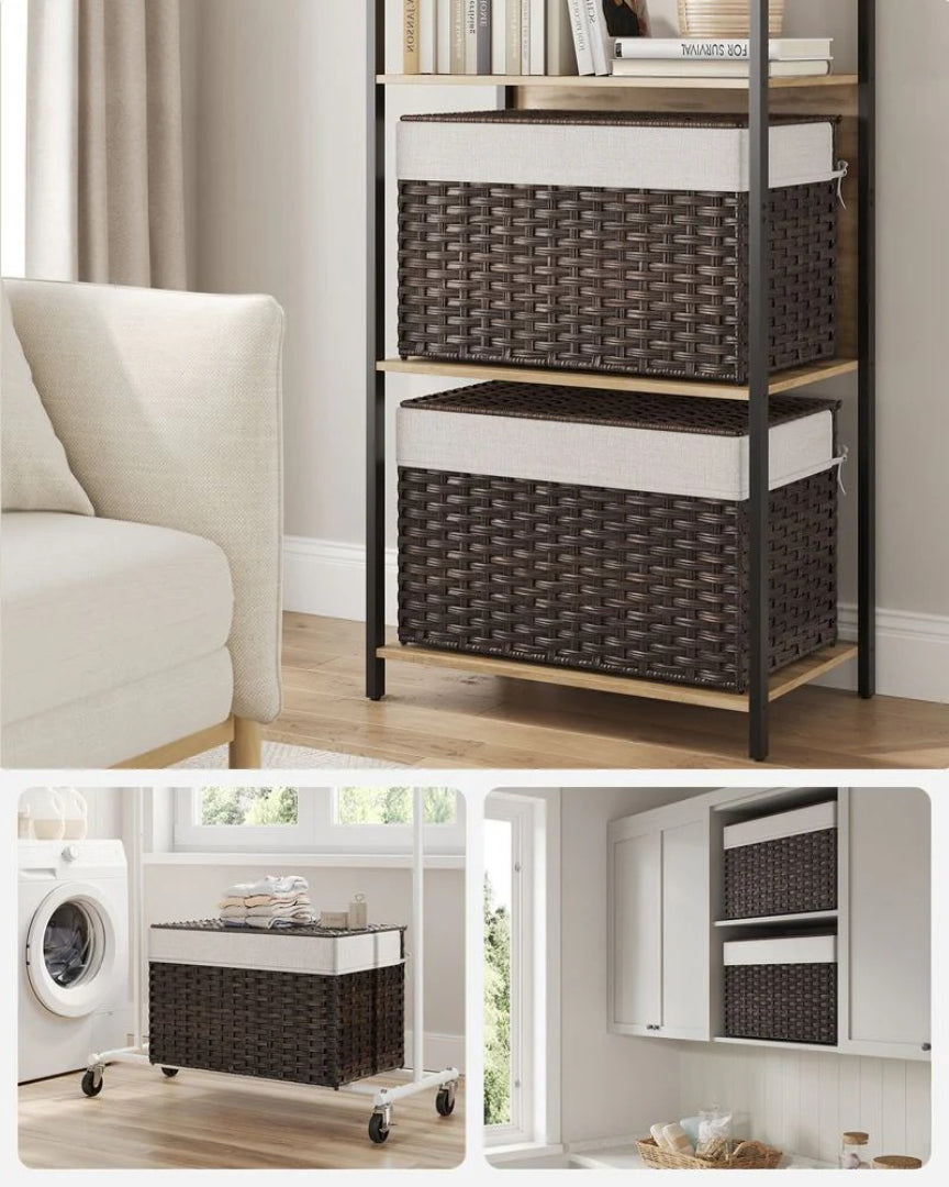 Storage Basket With Lid 105L Or 160L Laundry Hamper – product view 9 | Ridgefield Furniture