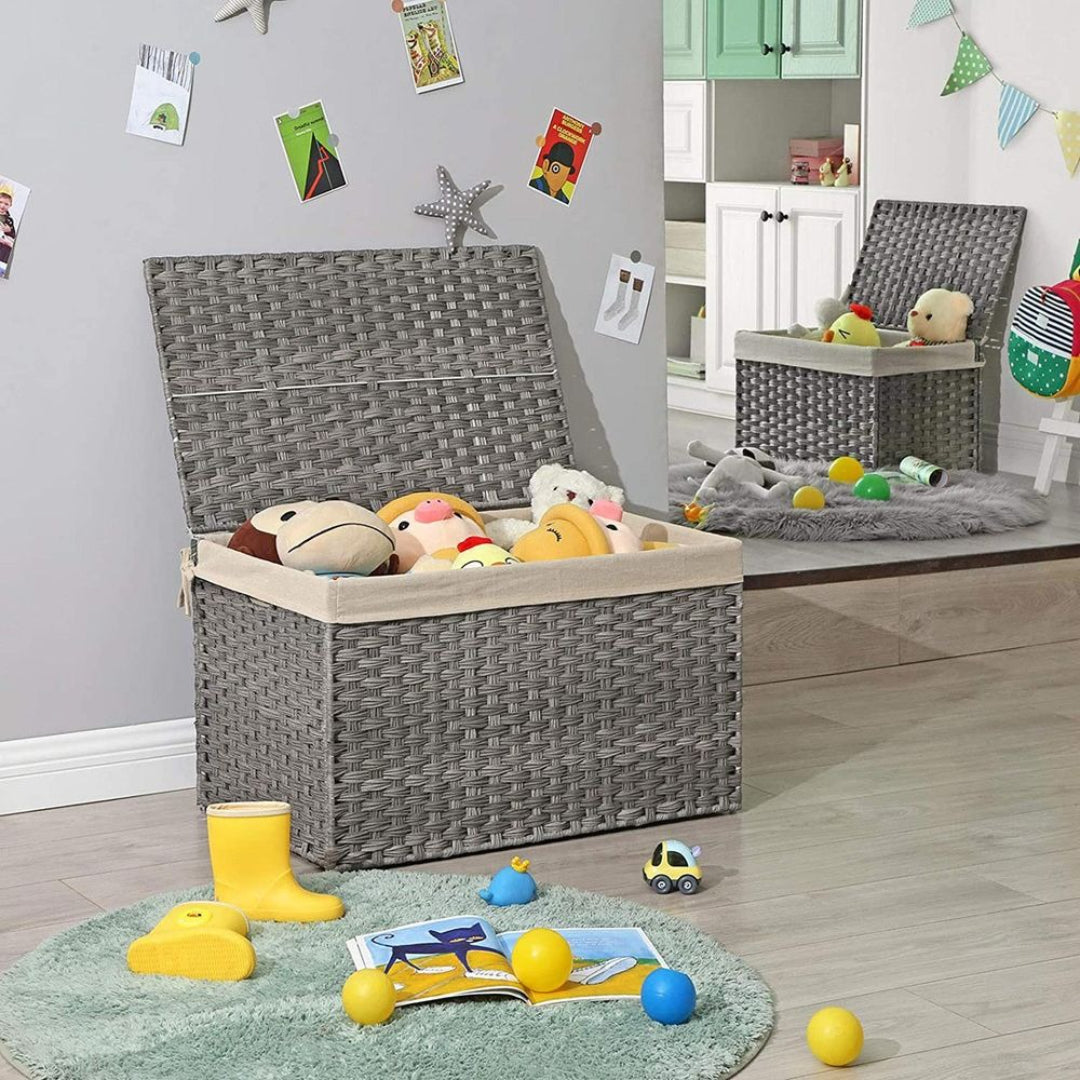 Storage Basket With Lid 105L Or 160L Laundry Hamper – product view 23 | Ridgefield Furniture