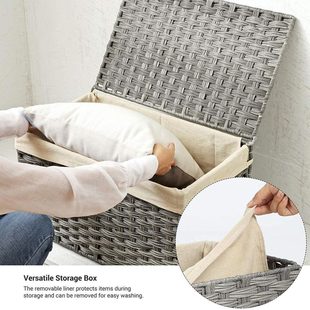 Storage Basket With Lid 105L Or 160L Laundry Hamper – product view 27 | Ridgefield Furniture