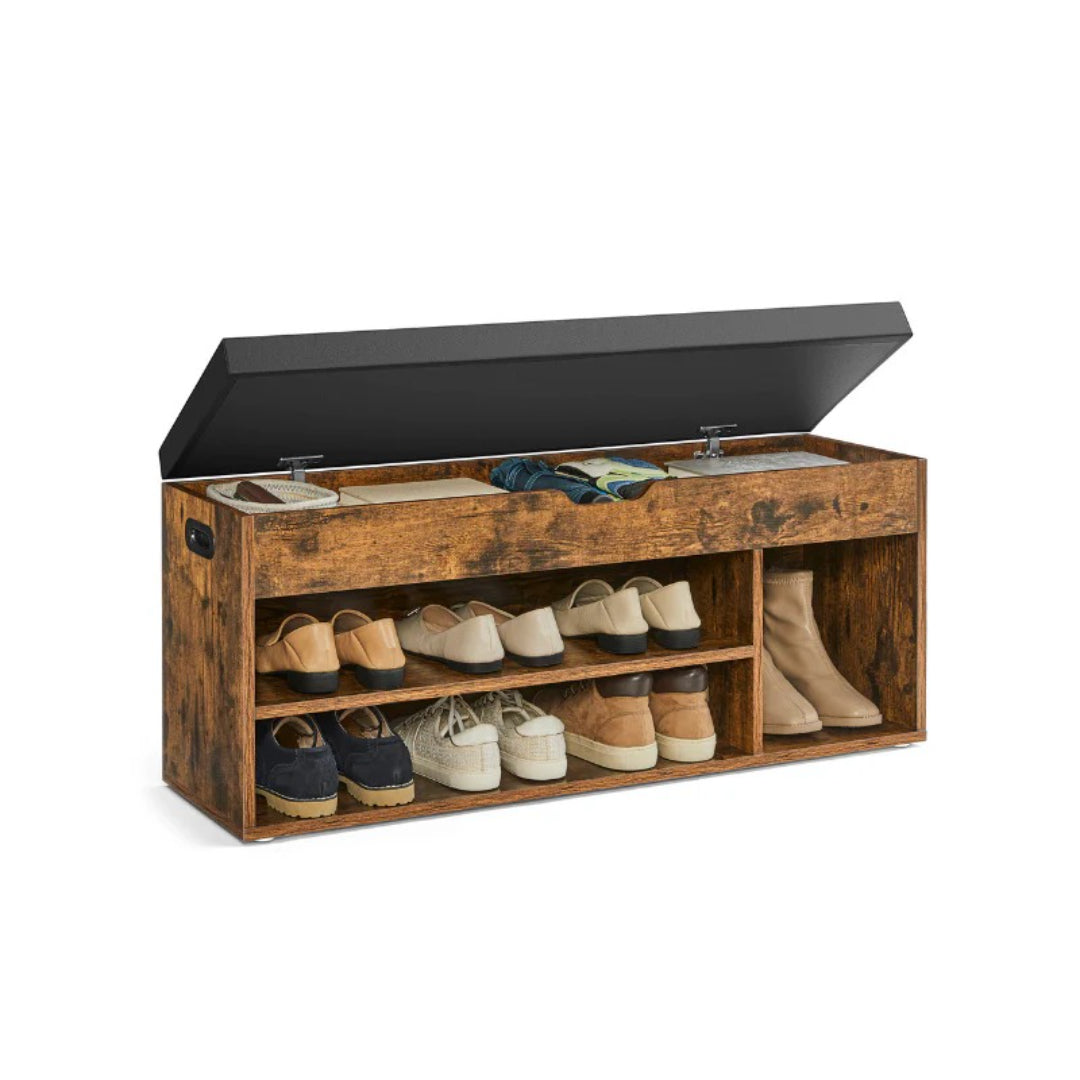 Shoe Storage Bench With Cushion – product view 4 | Ridgefield Furniture
