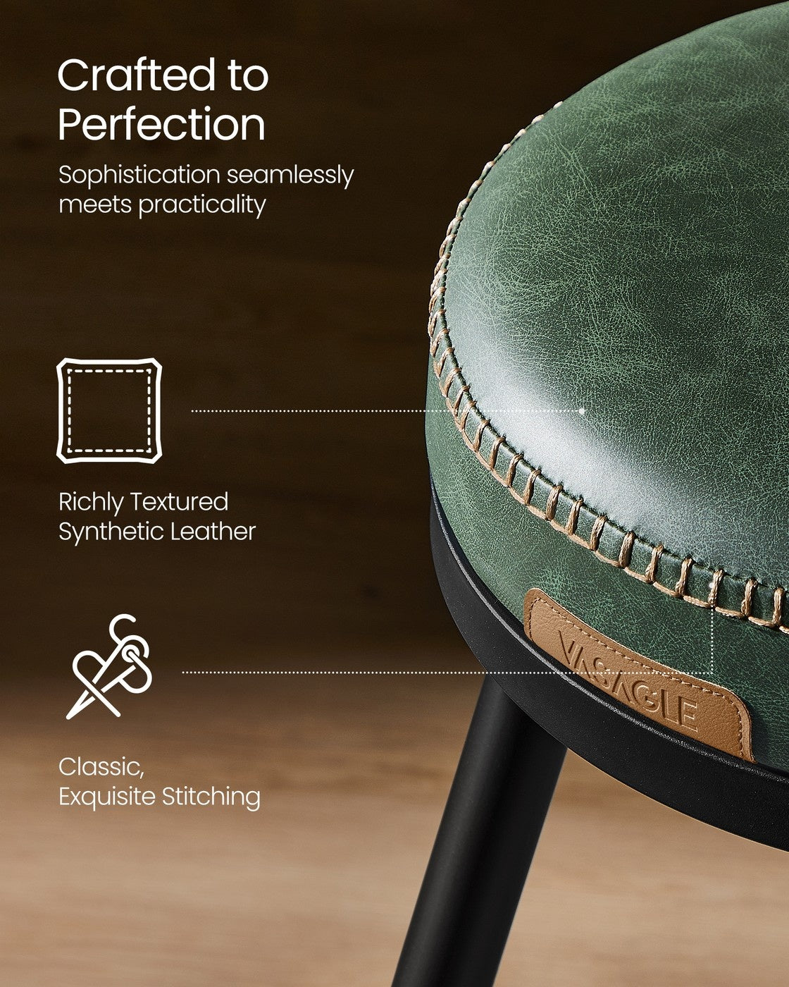 Swivel Bar Stools With Backs - product photo 13