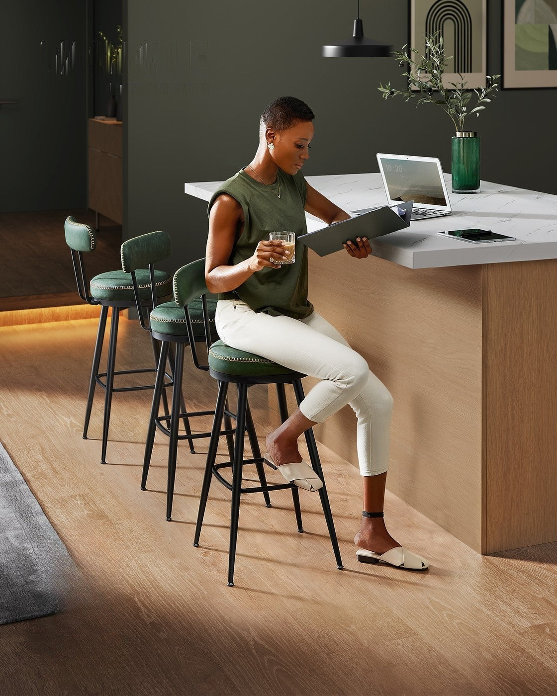 Swivel Bar Stools With Backs - product photo 29
