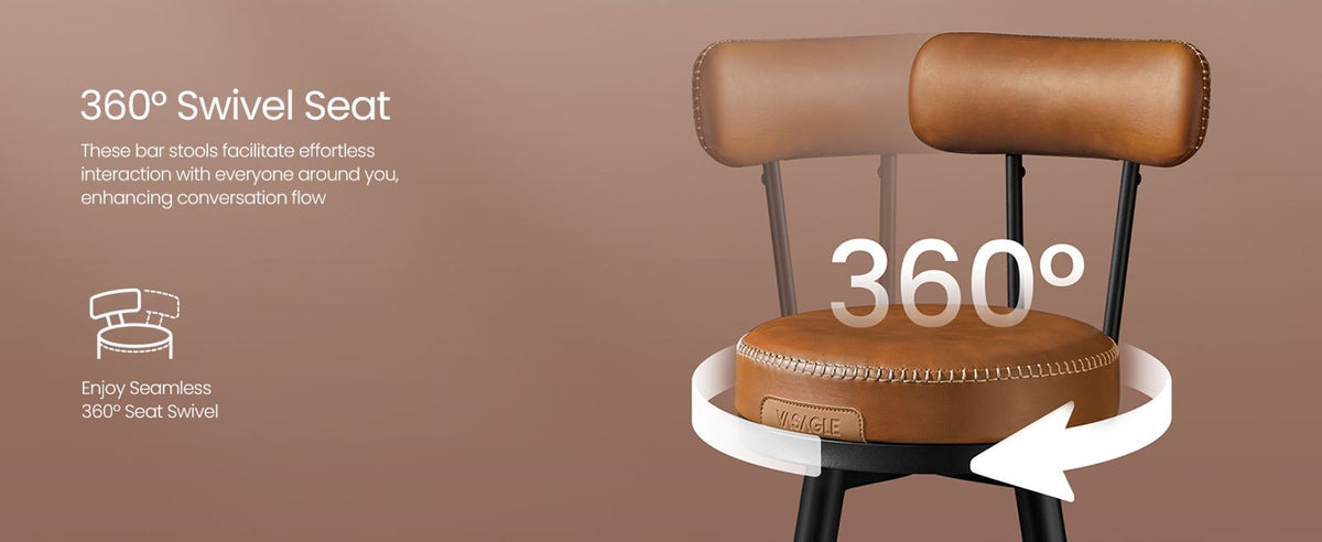 Swivel Bar Stools With Backs - product photo 71