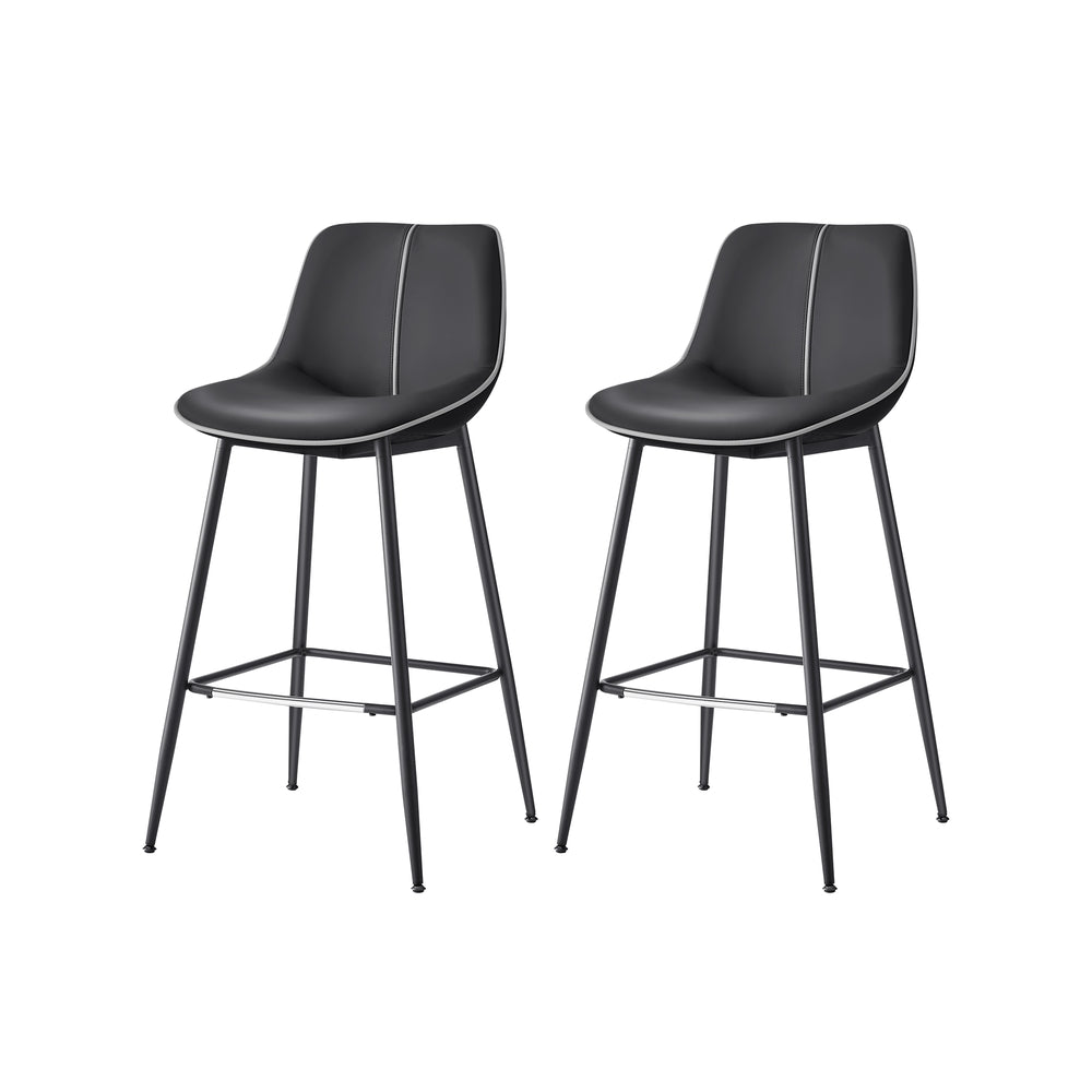 Synthetic Leather Bar Stools With Back - product photo 106
