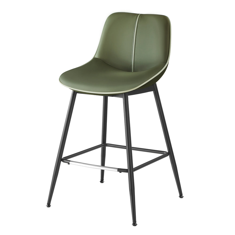 Synthetic Leather Bar Stools With Back - product photo 21