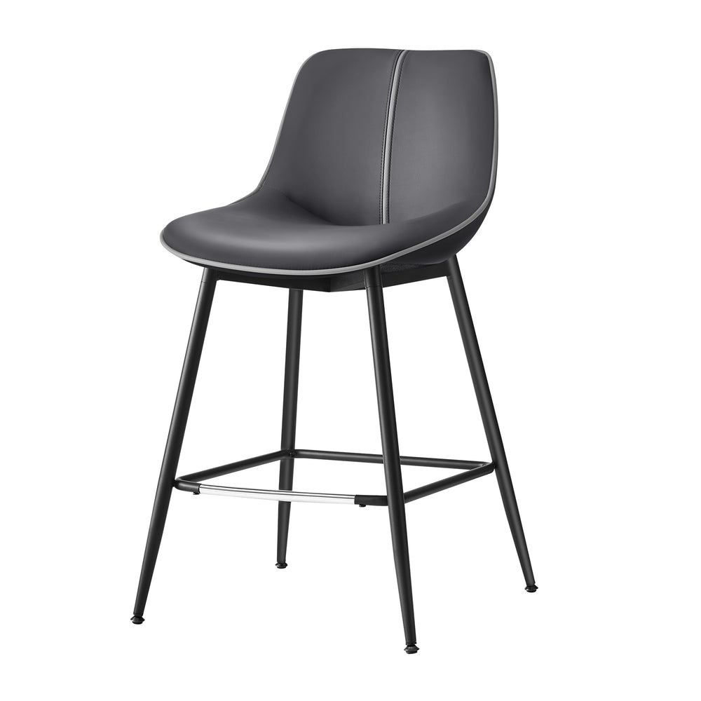 Synthetic Leather Bar Stools With Back - product photo 31