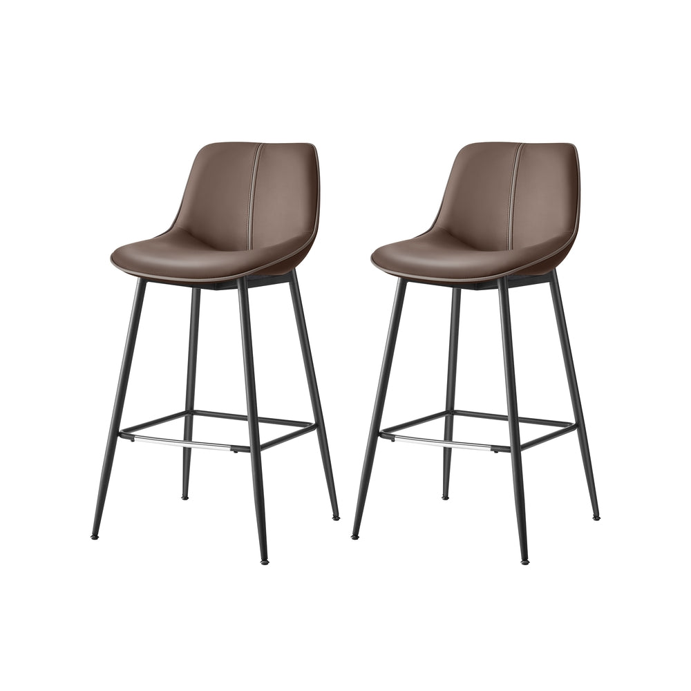 Synthetic Leather Bar Stools With Back - product photo 59