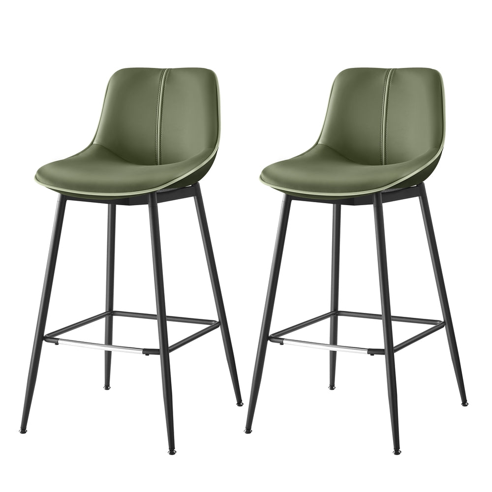Synthetic Leather Bar Stools With Back - product photo 77