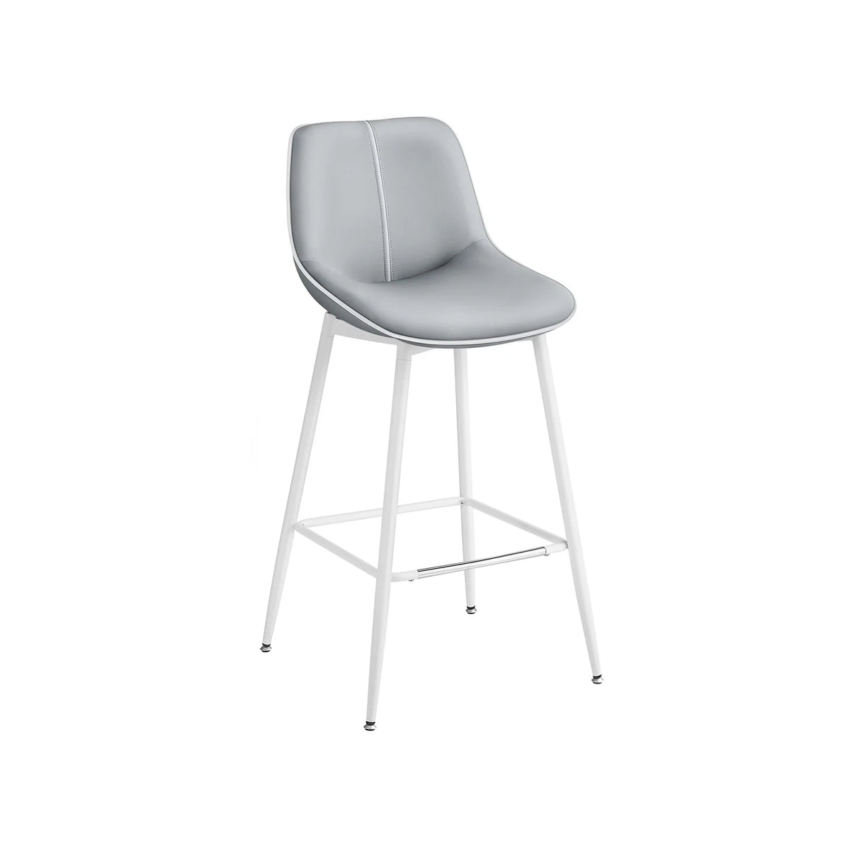 Synthetic Leather Bar Stools With Back - ULBC888G01