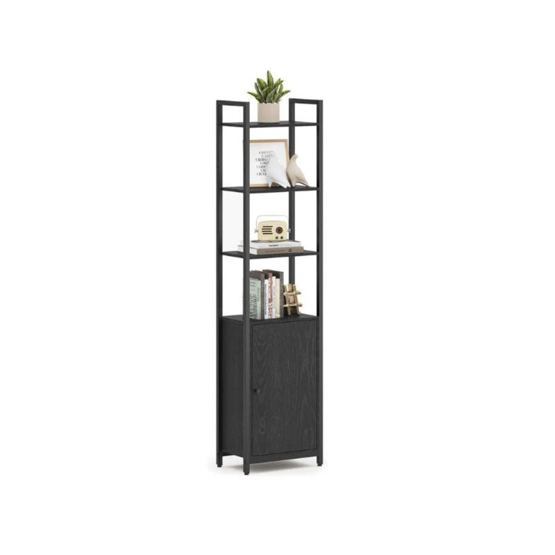6 Tier Bookcase With Door – product view 2 | Ridgefield Furniture