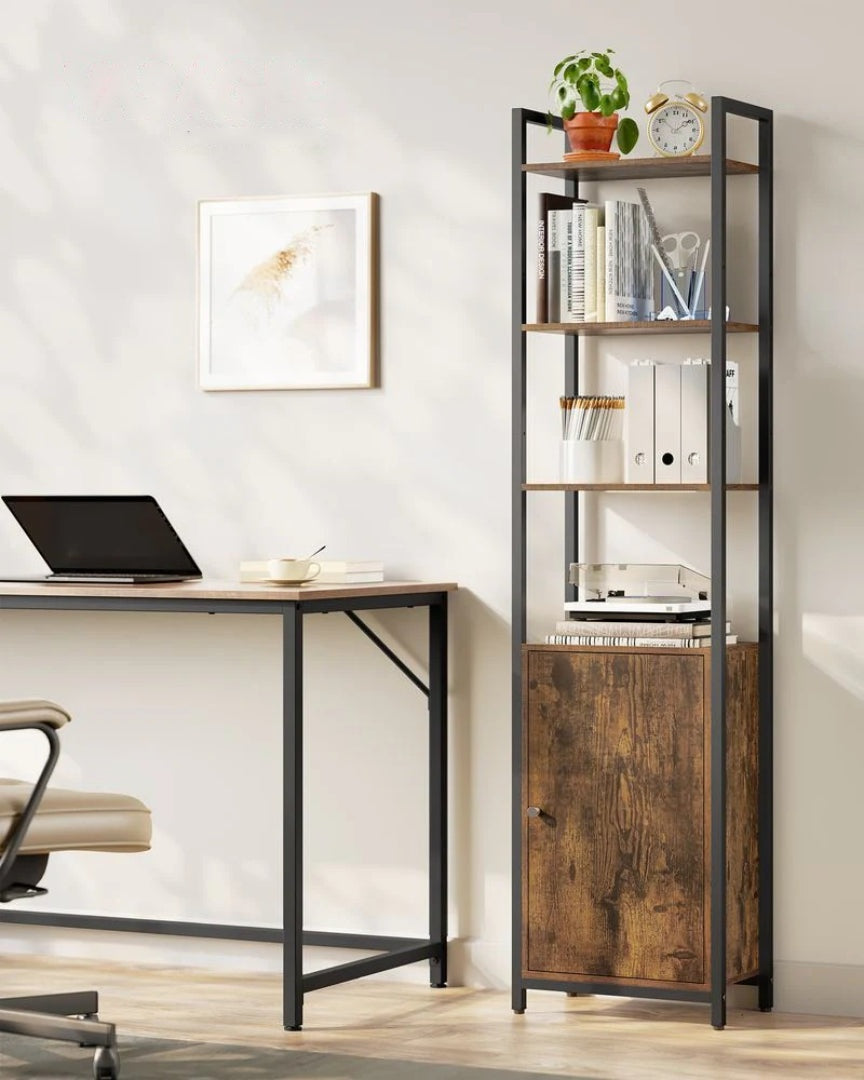 6 Tier Bookcase With Door – product view 3 | Ridgefield Furniture