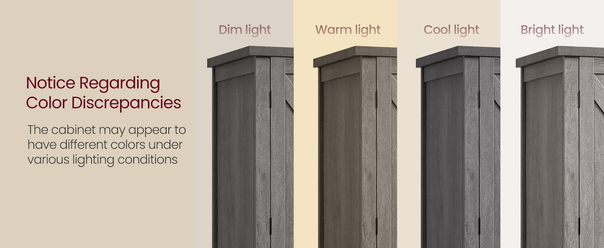 Tall Farmhouse Kitchen Pantry Cabinet With Barn Doors, 70.3 Inch - product photo 33