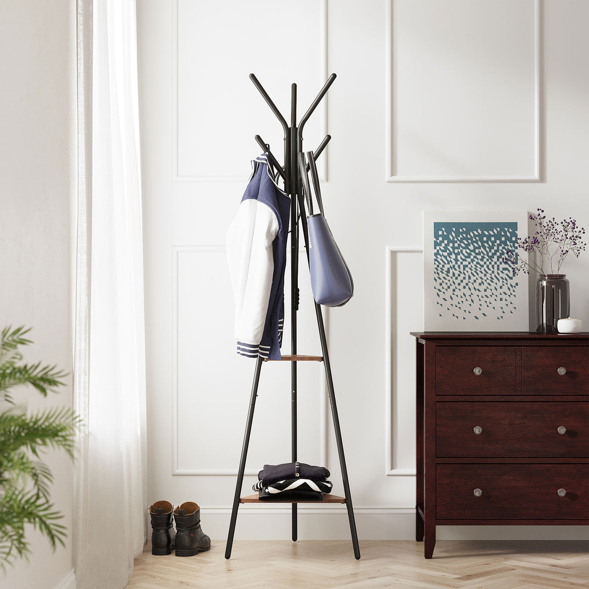Tapered Coat Rack Stand - product photo 03