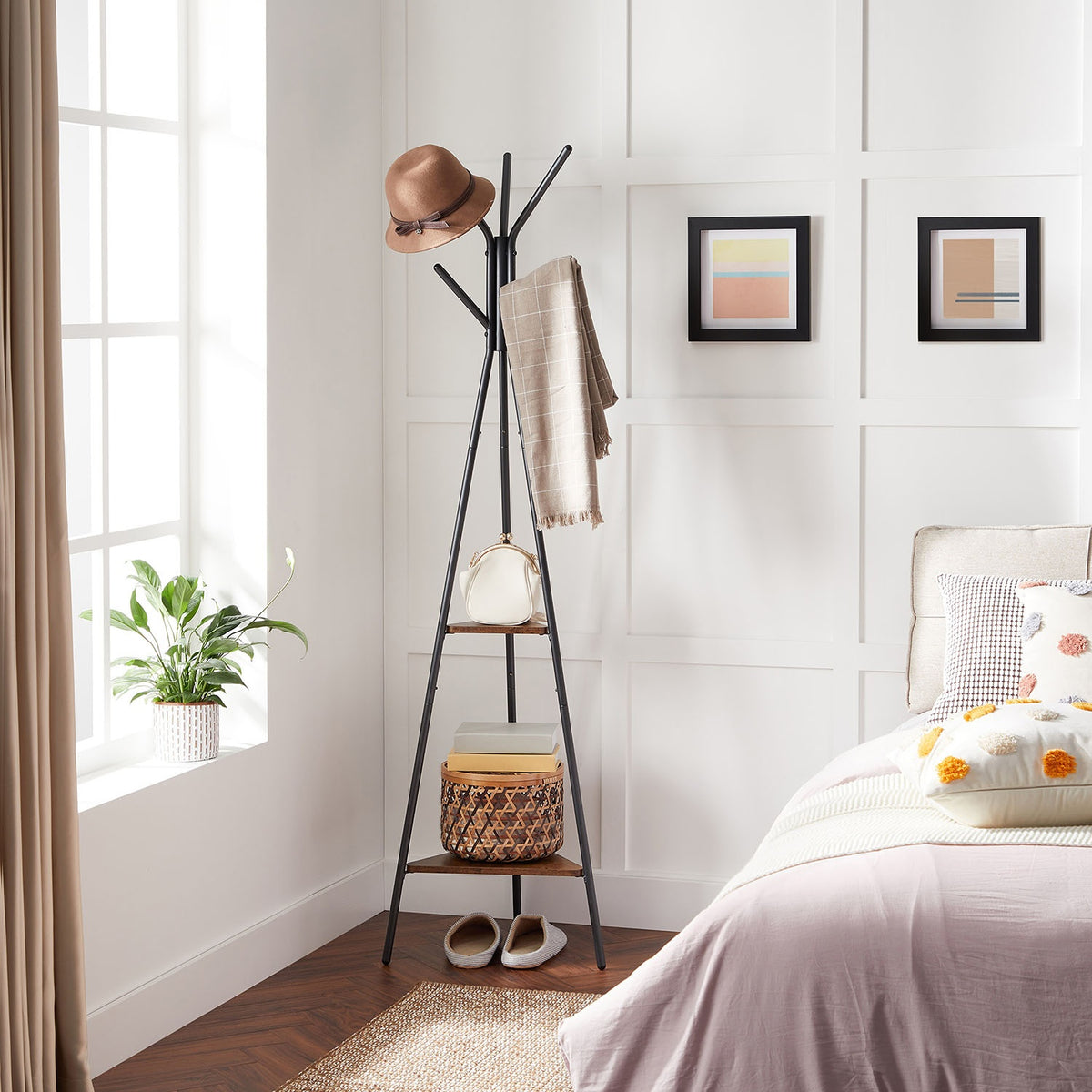 Tapered Triangle Coat Rack Stand - product photo 20