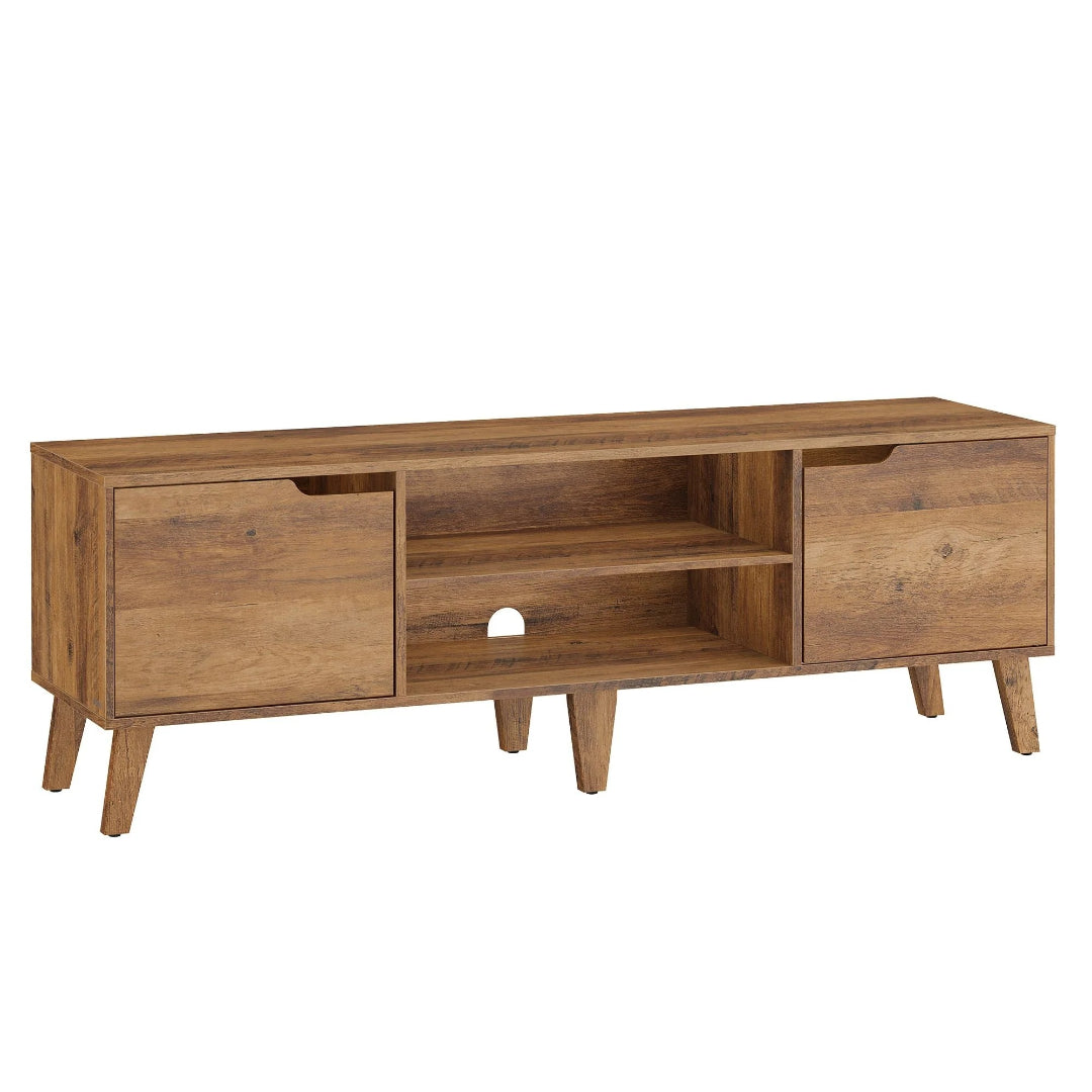 TV Stand For 65 Inch TVs With Cabinets And Adjustable Shelf – product view 1 | Ridgefield Furniture