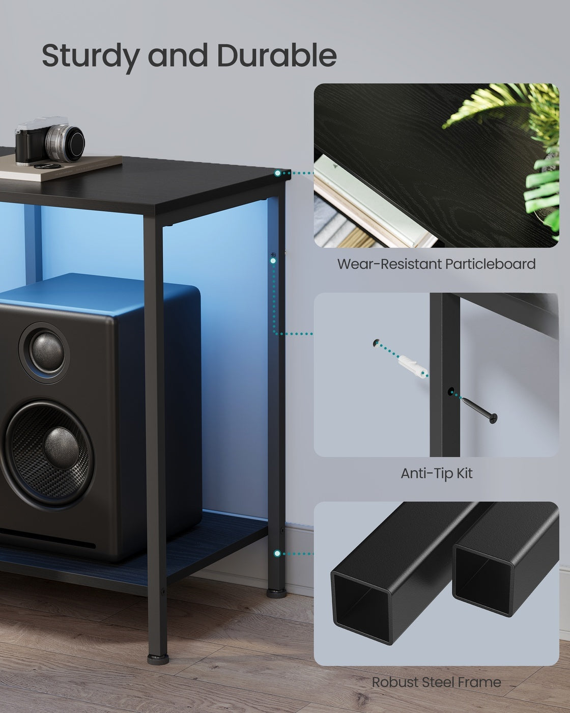 TV Stand For TVs Up To 70 Inches Entertainment Center Media Consolefor Living - product photo 05