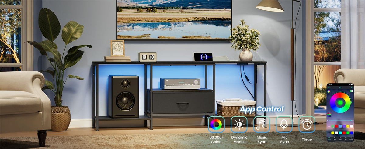 TV Stand For TVs Up To 70 Inches Entertainment Center Media Consolefor Living - product photo 07