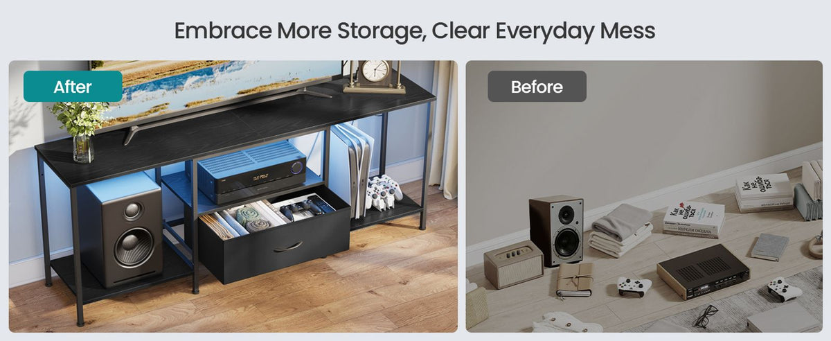 TV Stand For TVs Up To 70 Inches Entertainment Center Media Consolefor Living - product photo 08