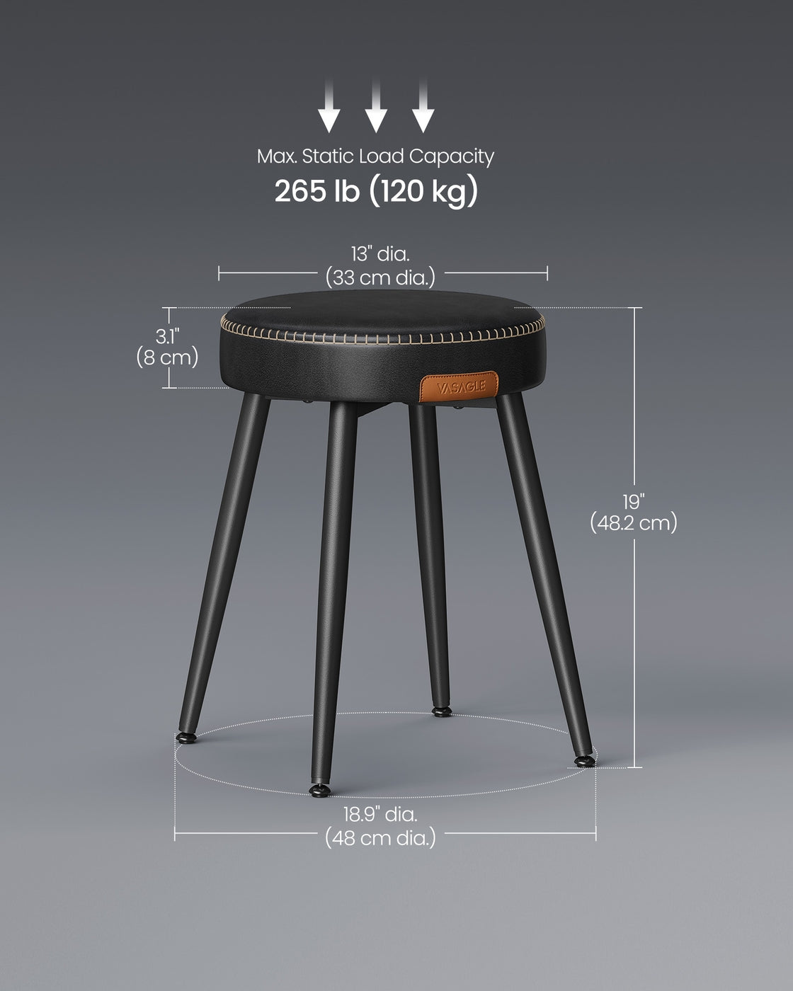 Upholstered Kitchen Stools - product photo 25