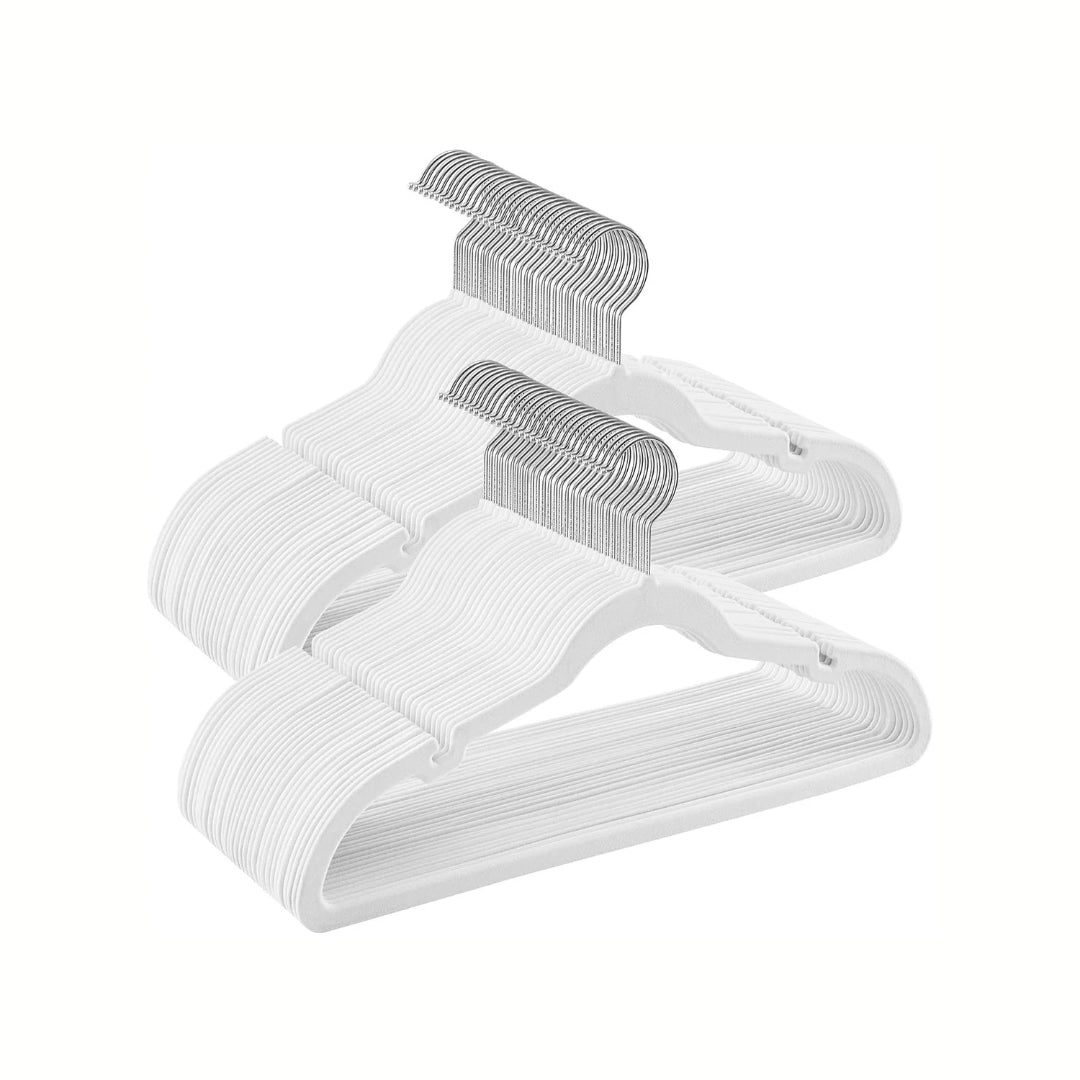 Velvet Clothes Hangers 60 Pack Non Slip – product view 2 | Ridgefield Furniture