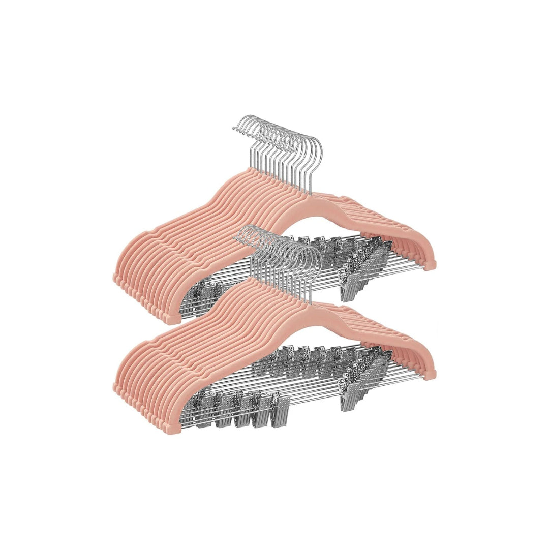 Velvet Pants Hangers With Adjustable Clips Set – product view 4 | Ridgefield Furniture