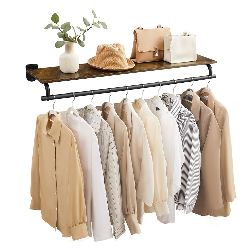 Wall Mounted Clothing Rack, With Hanging Rod - product photo 07