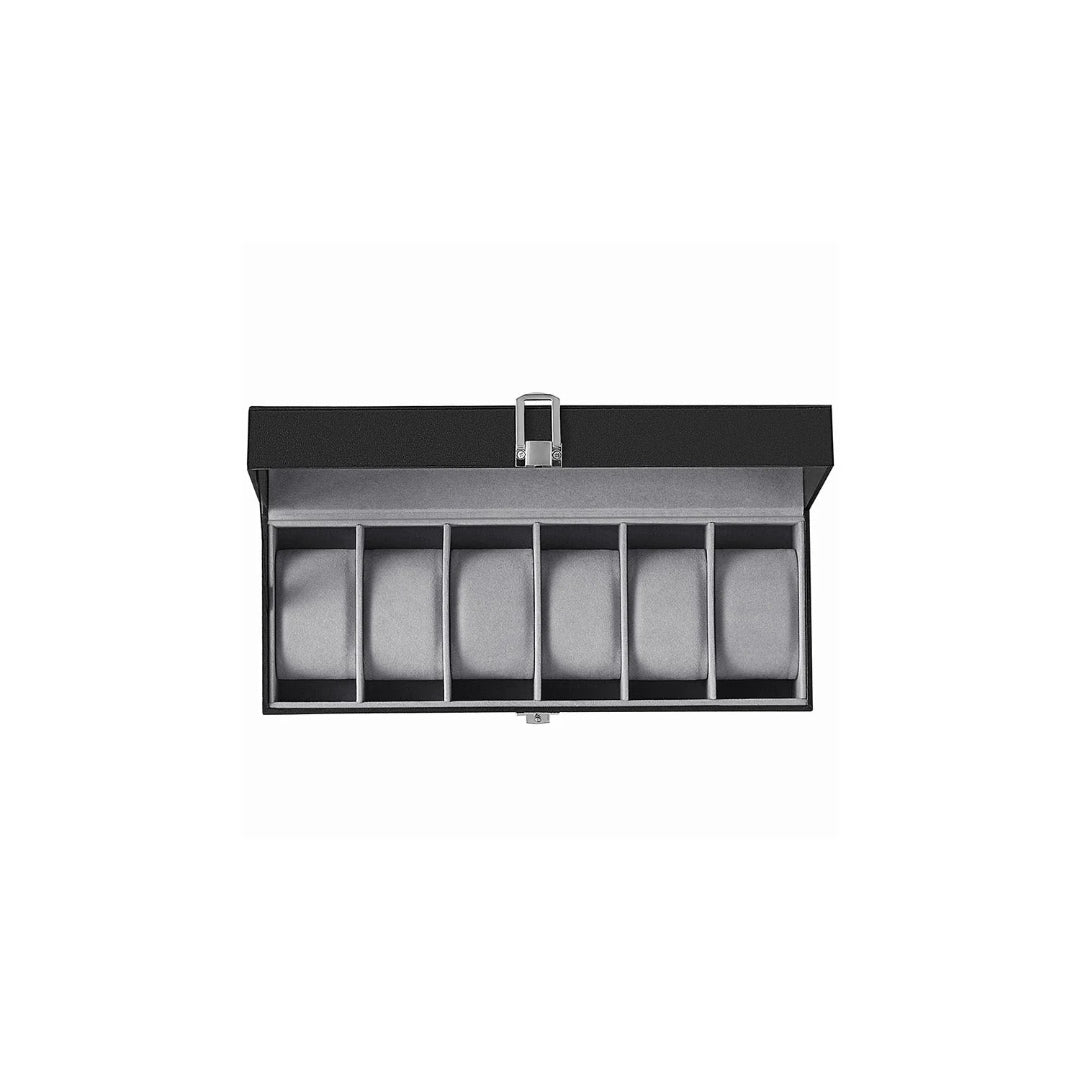 Watch Storage Case With Glass Lid 6 Or 12 Slot Organizer – product view 3 | Ridgefield Furniture