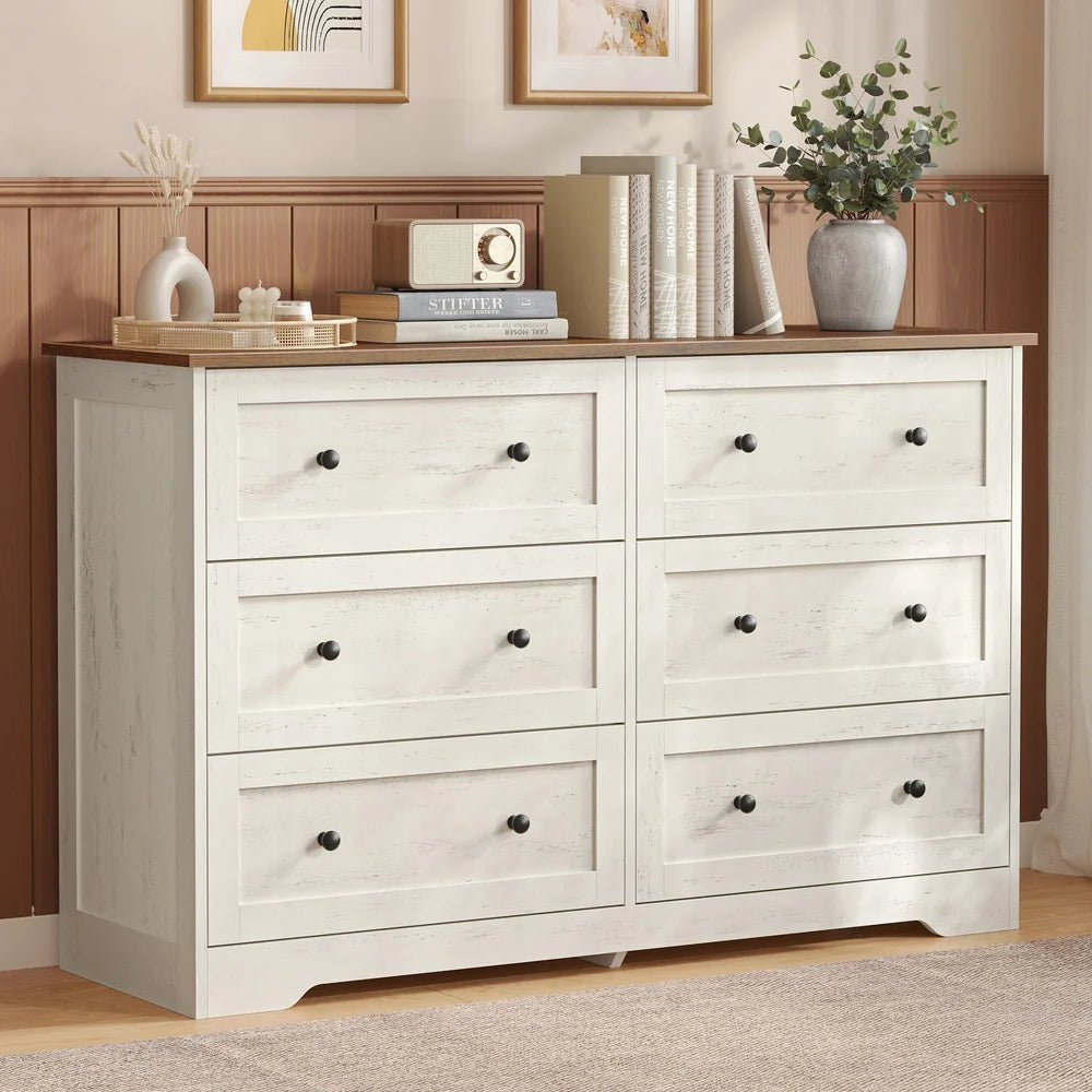 Wood Dresser With Spacious Drawer Storage - ULTS663WJ02S