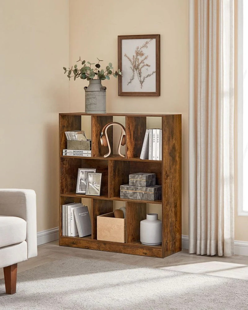 Bookcase With 8 Open Compartments – product view 3 | Ridgefield Furniture