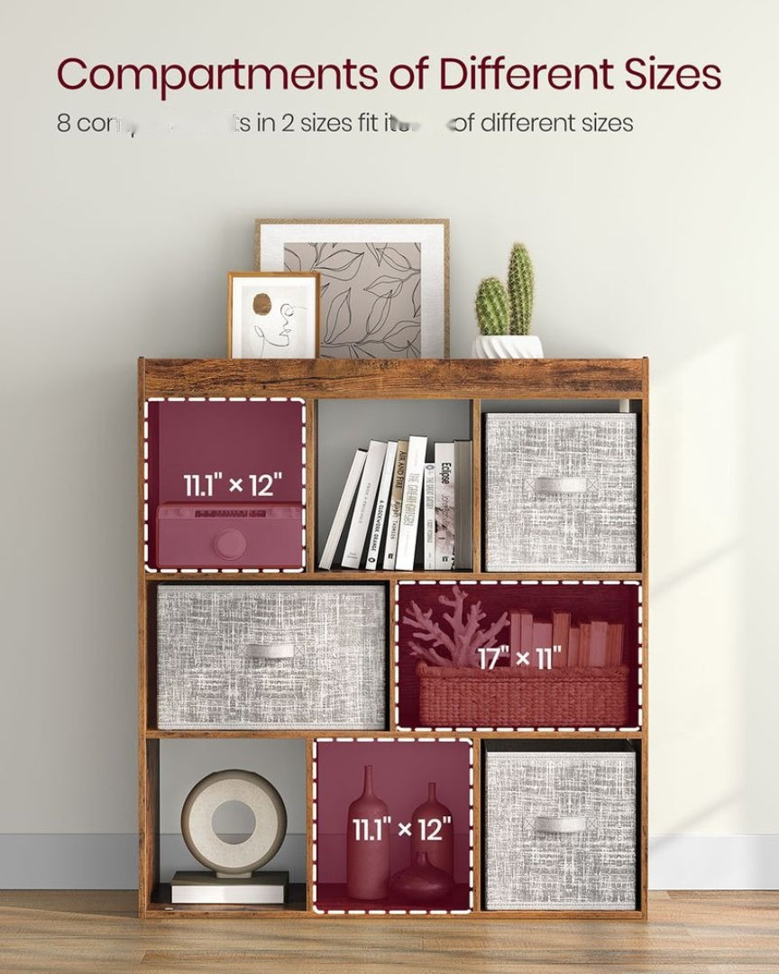 Bookcase With 8 Open Compartments – product view 5 | Ridgefield Furniture