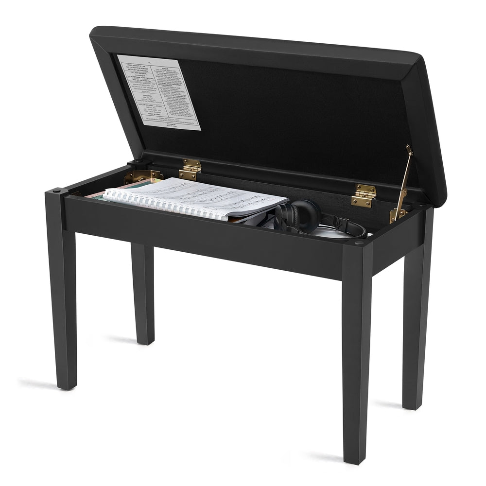 Wooden Duet Piano Bench - product photo 01