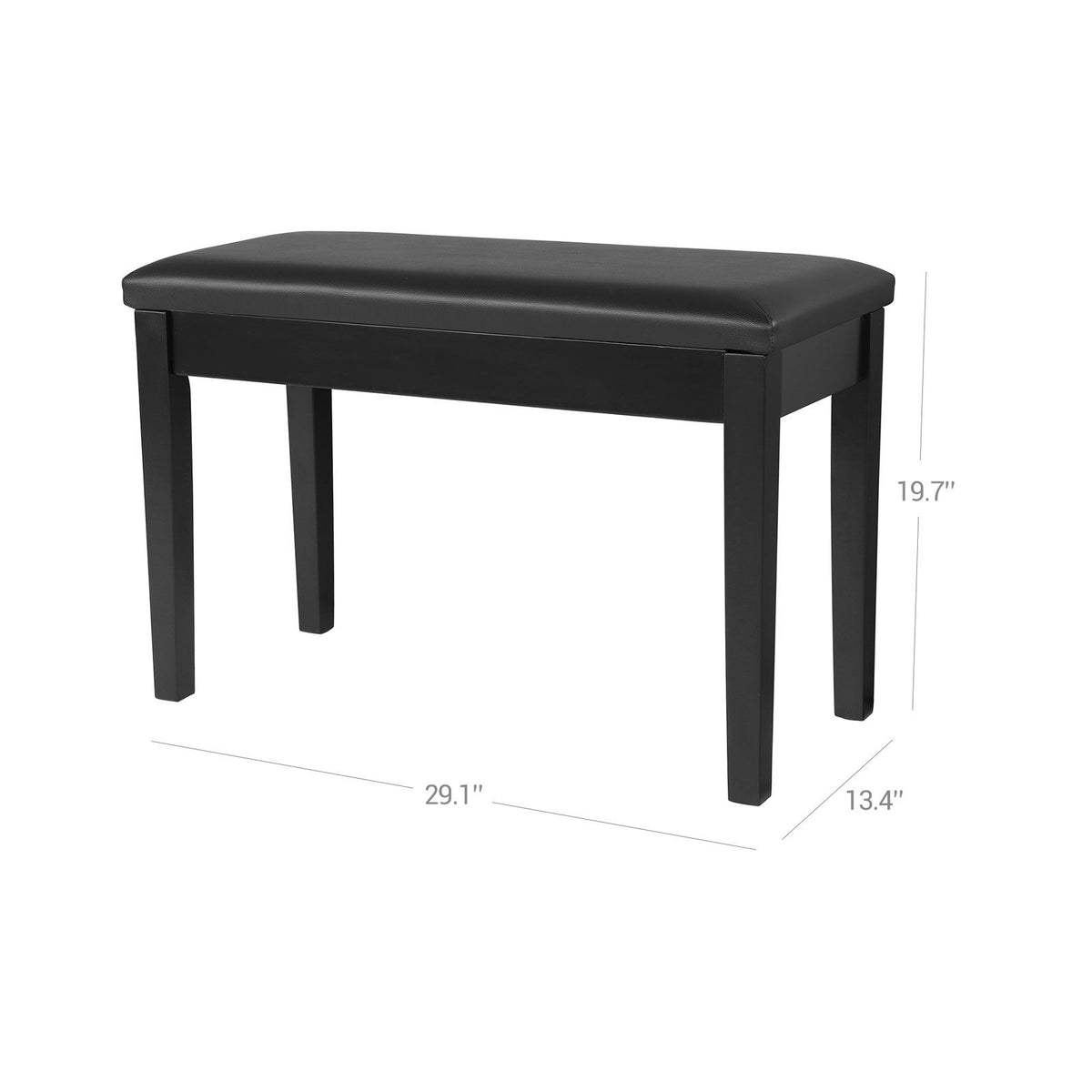 Wooden Duet Piano Bench - product photo 24
